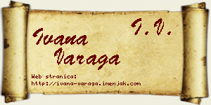 Ivana Varaga vizit kartica